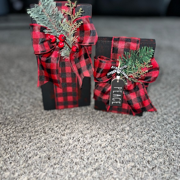 Wood faux presents - Picture 3 of 4